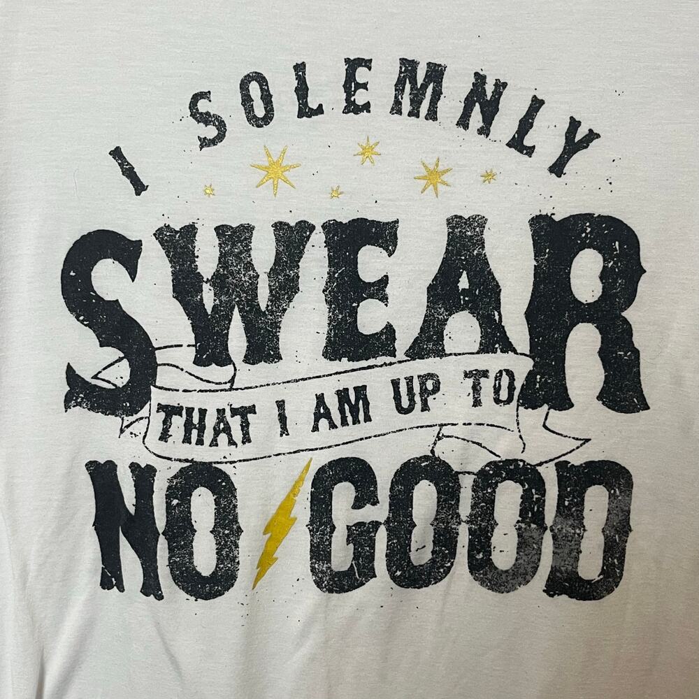 Harry Potter Women's T-shirt XL I Solemnly Swear That I Am Up To No Good